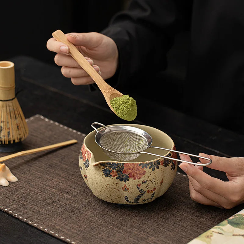 Lucky Cat Matcha Set
