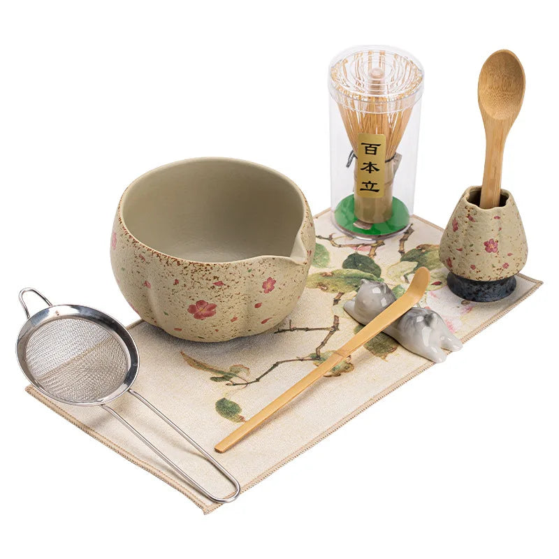 Peony Matcha Set