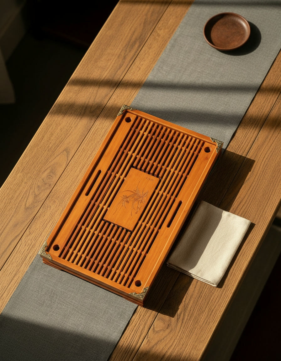 Amber Tea Tray