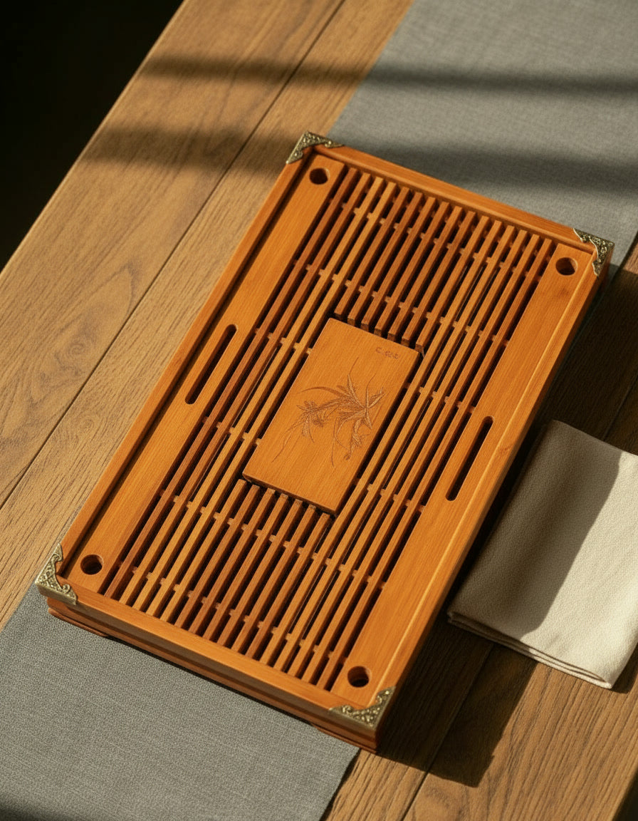 Amber Tea Tray