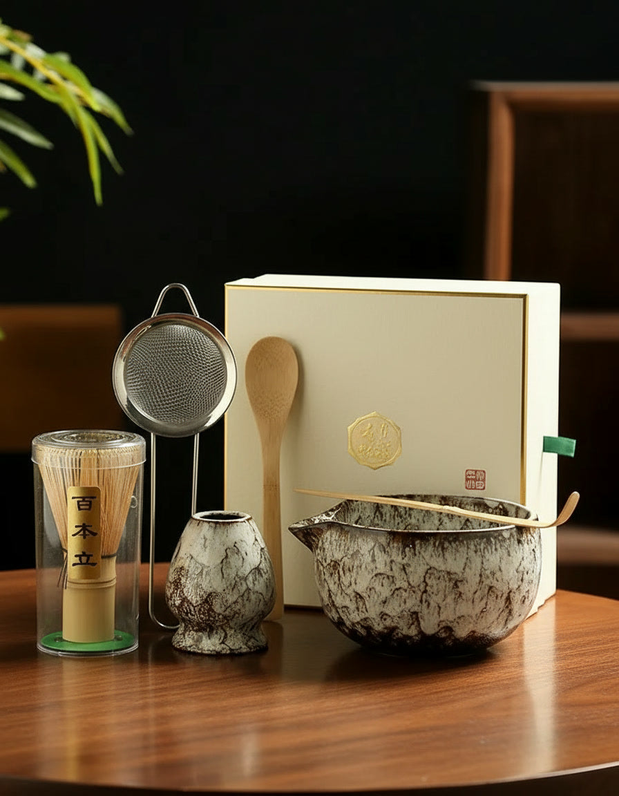 Sand Kiln Matcha Set