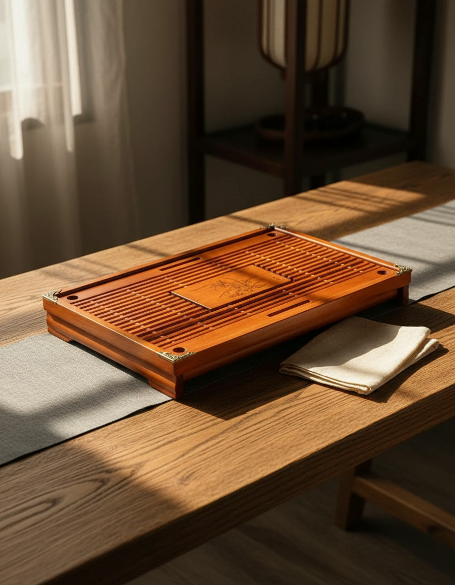 Amber Tea Tray