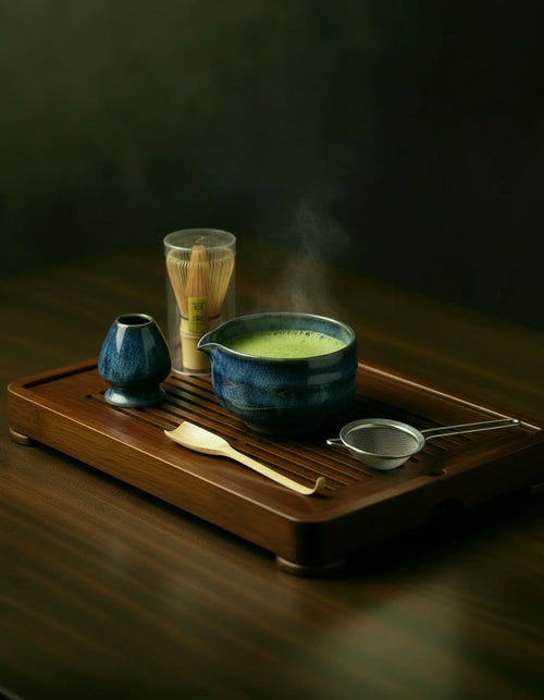 Cobalt Kiln Matcha Set