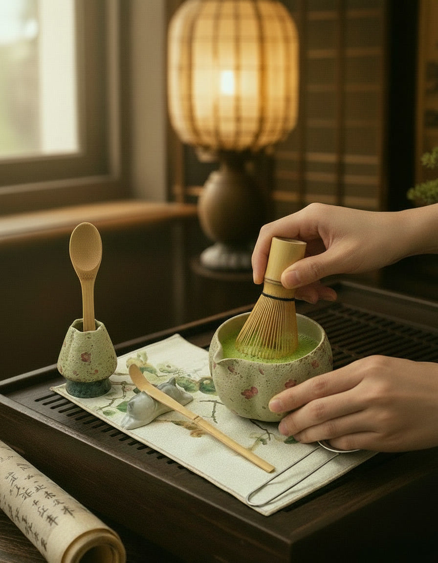 Cherry Matcha Set