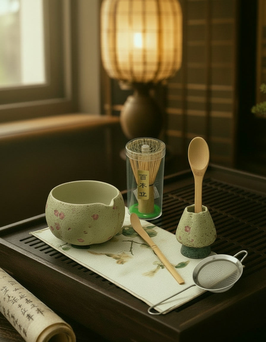Cherry Matcha Set