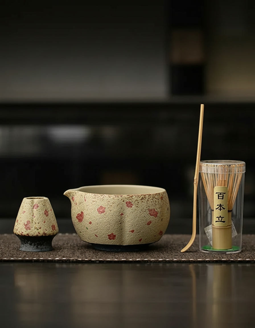 Cherry Matcha Set